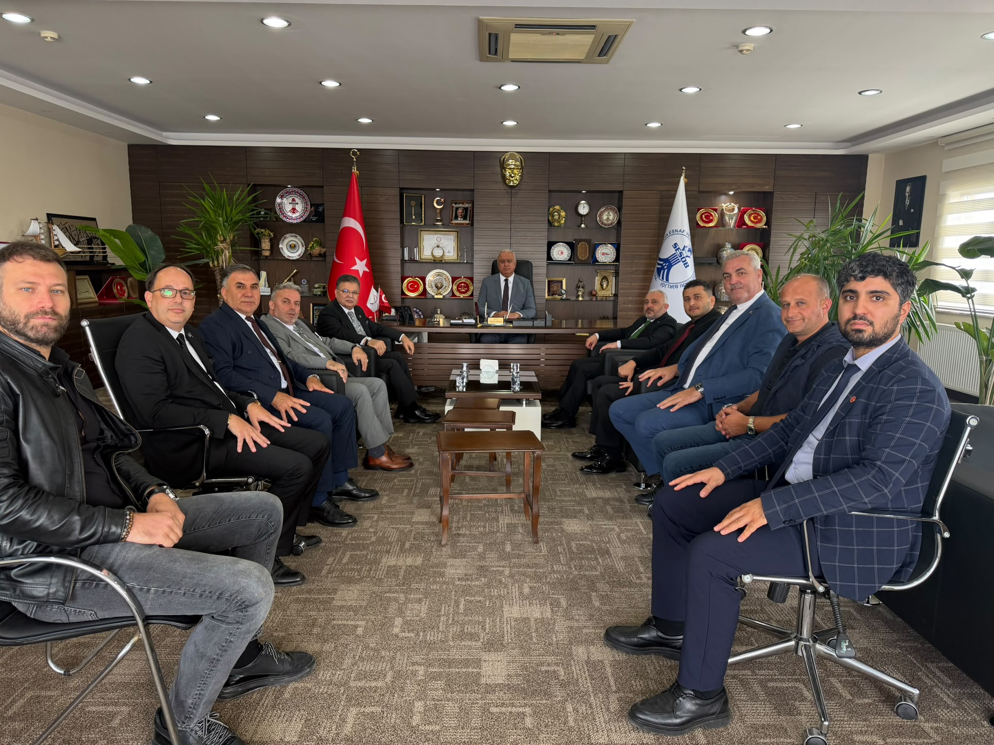 Yeniden Refah Partisi heyetinden SESOB’a ziyaret