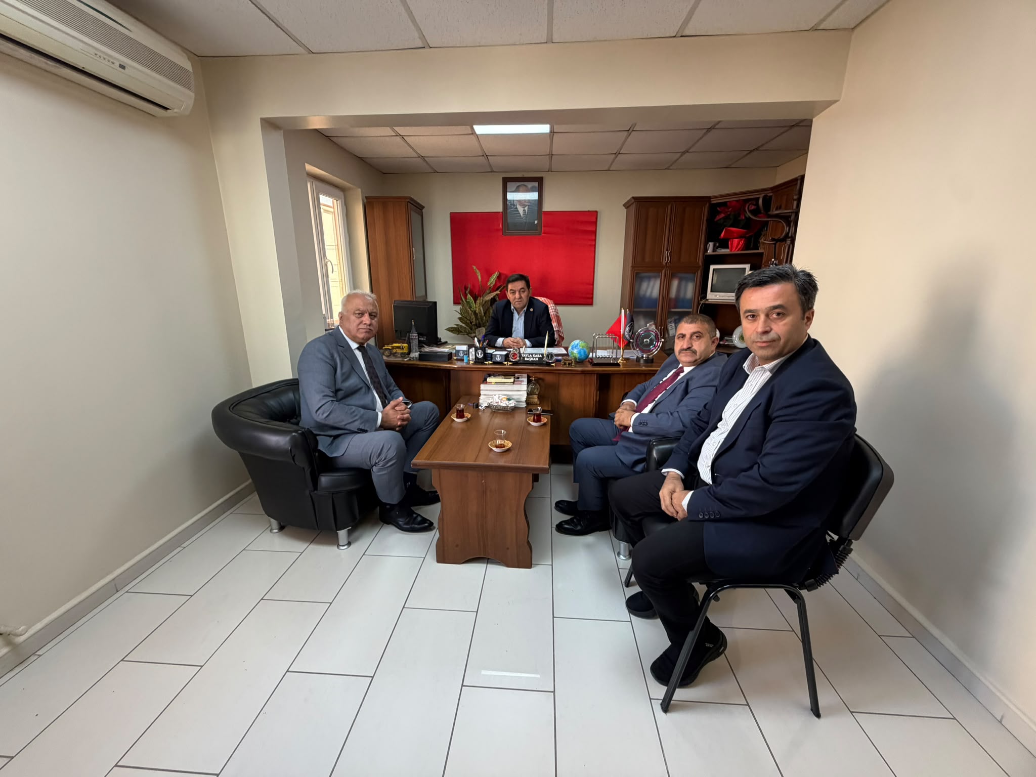 Muzaffer Kabacan’dan Yayla Kaba’ya ziyaret