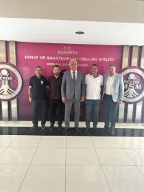 Sakarya Esnafından Birliğimize Anlamlı Ziyaret - Fotoğraf 2